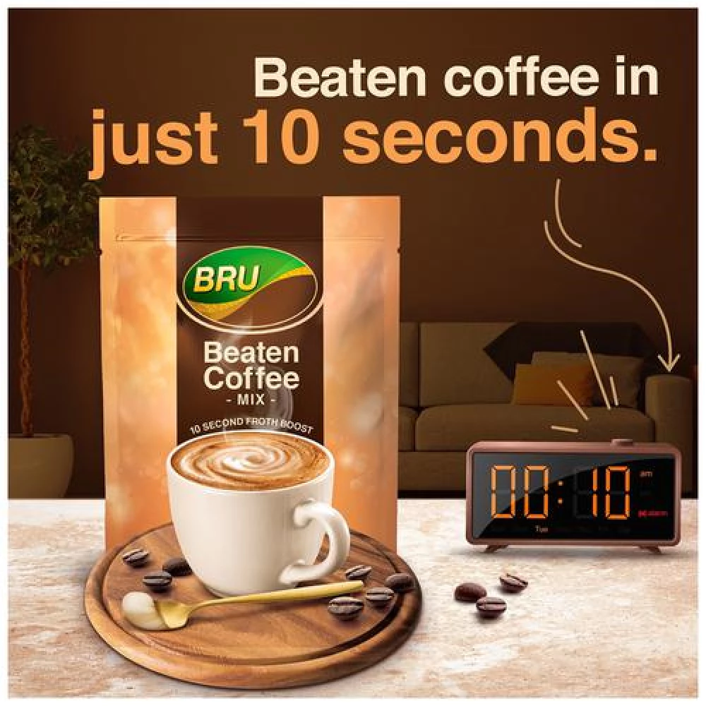 BRU Beaten Coffee Mix - Rich, 12 g (15 Sachets x 12 g Each)-6.webp